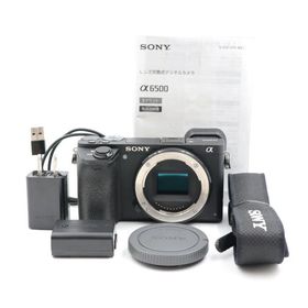 シャッター数1963枚 SONY α6500 ボディ ブラック ILCE-6500 ミラーレス一眼カメラ ソニー