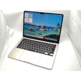 【中古】Apple MacBook Air 13インチ M3(CPU:8C/GPU:8C) 8GB/256GB スターライト MRXT3J/A (13インチ, M3, 2024)【熊本】保証期間１ヶ月【ランクB】