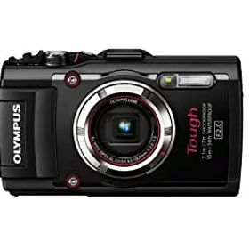 【中古】(非常に良い)OLYMPUS デジタルカメラ STYLUS TG-3 Tough ブラック 1600万画素CMOS F2.0 15m防水 100kgf耐荷重 GPS+電子コンパス&内蔵Wi-Fi TG-3 BLK