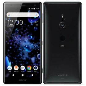 【SIMロック解除済】au Sony Xperia XZ2 SOV37 Liquid Black SONY 当社3ヶ月間保証 中古 イオシス