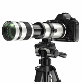 Lightdow 望遠 ズーム レンズ 420-800mm F/8.3-16 対応キヤノンEF/EF-S レンズ for Canon EOS Kiss X10i X10/250D X9i X9 X8i X7i X6i X5 X4 X3 X2 X90 X70 X50；Kiss Digital、Digital X、Digital N、Kiss F、EOS 80D 90D 1500D