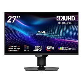 MSI デュアルモードゲーミングモニター MAG 274UPDF E16M 27インチ/4K UHD/RAPID IPSパネル(Mini LED)/160Hz /