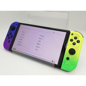 【中古】Nintendo Switch 本体 (有機ELモデル) HEG-S-KCAAA スプラトゥーン3エディション【那珂川】保証期間１ヶ月【ランクC】