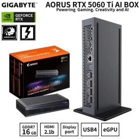 GIGABYTE AORUS GeForce RTX 5060 Ti AI BOX 16GB 外付けGPU Thunderbolt5 USB4 eGPU DLSS4 ゲーミング 生成AI 新品 GV-N506TIXEB-16GD