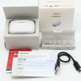 【未使用】SONY LinkBuds S WF-LS900N-WC ホワイト イヤホン リンクバッズ ソニー 本体 【中古】