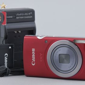 【中古】Canon キヤノン IXY 150 レッド コンパクトデジタルカメラ