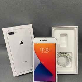 美品 国内版 SIMフリー iPhone8 Plus 64GB シルバー色