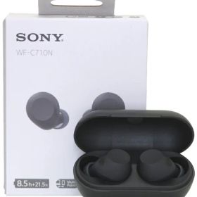 【SONY】ソニー『ワイヤレスノイズキャンセリングステレオヘッドセット / ブラック』WF-C710N(B) 2025年4月発売 音響機器 1週間保証【中古】