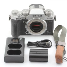 FUJIFILM X-T4 ボディ ミラーレス シルバー 動作確認済 富士フイルム #P00132