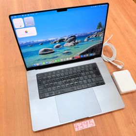 【動作良好】 MacBook pro 16インチ 2021 Apple M1 MAX 32GB 1TB カメラ内蔵 動画編集可 ノートPC SSD搭載 macOSインストール済 【4395】