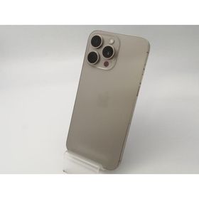 【中古】Apple 国内版 【SIMフリー】 iPhone 15 Pro Max 1TB ナチュラルチタニウム MU713J/A【三宮センター】保証期間１ヶ月【ランクA】