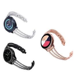 garmin Venu 2 / vivoactive 4 / ガーミン Forerunner 265 255 / Garmin Active バンド ベルト レディース ステンレス スタイリッシュなラインストーンチェーン