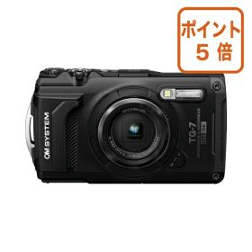 ★8月6日17時注文分よりポイント5倍★OM デジタルソリューションズ デジタルカメラTG−7 ブラック TG-7BLK