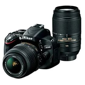 【中古】【39shop】Nikon★デジタル一眼レフカメラ D5100 ダブルズームキット D5100WZ（良い）