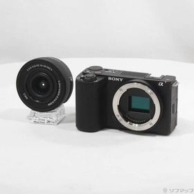 〔中古〕SONY(ソニー) VLOGCAM ZV-E10 II パワーズームレンズキット ブラック ZV-E10M2K B〔348-ud〕