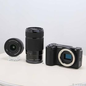〔中古〕SONY(ソニー) VLOGCAM ZV-E10 II ダブルズームレンズキット ブラック ZV-E10M2X B〔258-ud〕