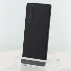 【中古】SONY(ソニー) Xperia 1 III 256GB フロストブラック SO-51B docomoロック解除SIMフリー 【276-ud】