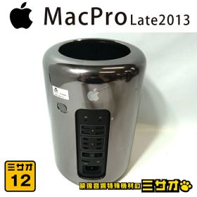 【中古】Mac Pro Late 2013・3.7GHz 4コア XeonE5/メモリ 32GB/SSD 256GB/デュアル FirePro D300/macOS Monterey 12.7/A1481［12］