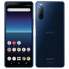 【中古】Cランク【傷や汚れあり】 SIMフリー SO-41A SONY Xperia 10 II docomo ブルー 利用制限〇(白ロム) 送料無料