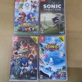 H880431 Switchソフト 4本セット ソニックフロンティア ソニックフォース チームソニックレーシング マリオ&ソニック