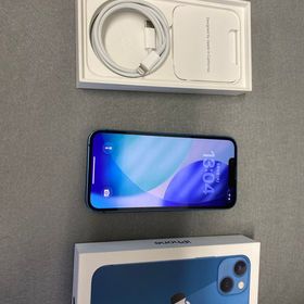 美品 国内版 SIMフリー iPhone 13mini 128GB ブルー色