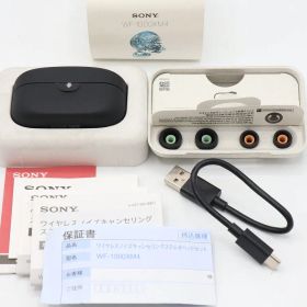 【未使用】SONY WF-1000XM4-BM ブラック ワイヤレス ノイズキャンセリングイヤホン ソニー 本体