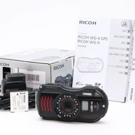 B+ (並品) RICOH リコー WG-4 GPS ブラック 初期不良返品対応 55-26
