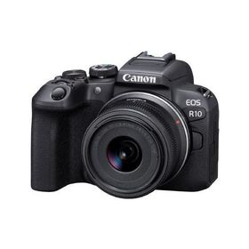 キヤノン ミラーレス一眼カメラ 小型 軽量 約2420万画素 EOS R10 RF-S18-45 IS STM レンズキット Canon
