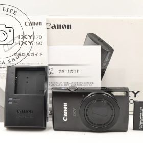 付属多数☆Canon キャノン IXY170 ブラック PC2195 コンパクトデジタルカメラ デジカメ ###18703