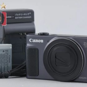 【中古】Canon キヤノン PowerShot SX620 HS ブラック コンパクトデジタルカメラ