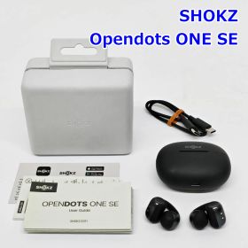 SHOKZ Opendots ONE SE イヤーカフ型 イヤホン マットブラック E311 ワイヤレス オープンイヤー 開放型 柔らかい ショックス R2608-077