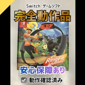 【動作OK】Nintendo Switch ゲームソフト リングフィット アドベンチャー (リングコン・レッグバンド付) 0805-607