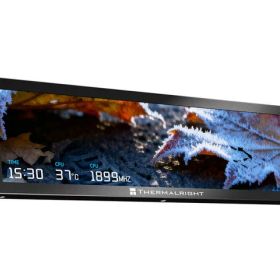 【ポイント10倍】 Thermalright PCモニター・液晶ディスプレイ Trofeo Vision 9.16 LCD [9.16インチ BLACK] [モニタサイズ：9.16 型(インチ) パネル種類：IPSパネル 入力端子：USB Type-Cx1] 【P10倍】