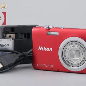 【中古】Nikon ニコン COOLPIX A100 レッド コンパクトデジタルカメラ