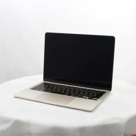 【中古】Apple(アップル) MacBook Air 13.6-inch Early-2024 MRXU3J／A Apple M3 8コアCPU_10コアGPU 8GB SSD512GB スターライト 〔26.3 Tahoe〕 【377-ud】