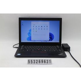 ノートパソコン Lenovo ThinkPad X280 Core i3 8130U 2.2GHz/8GB/256GB(SSD)/12.5W/FWXGA(1366x768)/Win11