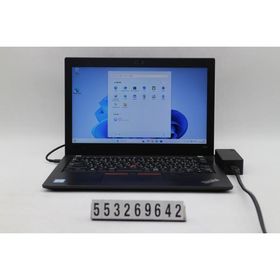 ノートパソコン Lenovo ThinkPad X280 Core i3 8130U 2.2GHz/8GB/256GB(SSD)/12.5W/FWXGA(1366x768)/Win11