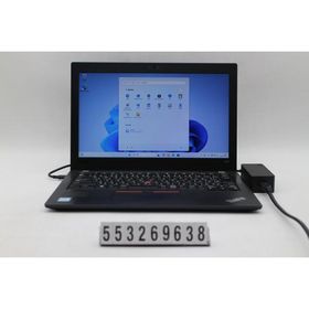 ノートパソコン Lenovo ThinkPad X280 Core i3 8130U 2.2GHz/8GB/256GB(SSD)/12.5W/FWXGA(1366x768)/Win11