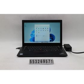 ノートパソコン Lenovo ThinkPad X280 Core i5 8250U 1.6GHz/8GB/128GB(SSD)/12.5W/FHD(1920x1080)/Win11