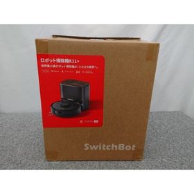 @【未使用品】 SwitchBot ロボット掃除機 K11+ ブラック W3003105 スイッチボット
