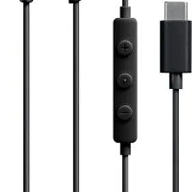 【新品】オーディオテクニカ マイク付きイヤホン USB Type-C/重低音 有線 1.2m /カナル型 ブラック ATH-CKS330C BK