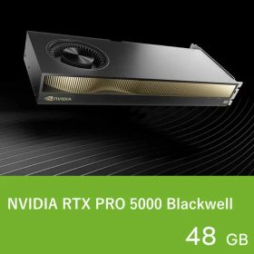 NVIDIA グラフィックボード NVIDIA RTX PRO 5000 Blackwell PCIe 5.0 x16 DisplayPort 2.1b x4 メモリ:GDDR7/48GB 最大消費電力:300W【代引き不可】 4560152389980