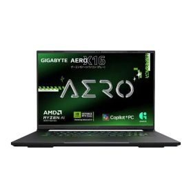 NVIDIA® Studio対応 Copilot+PC 薄さ16.7mmの軽量薄型設計 クリエイター向け GIGABYTE AERO X16 ノートパソコン ((WQXGA 日本語配列 | RTX 5060 | Ryzen AI 7 350 |