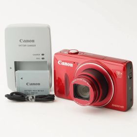キヤノン Canon PowerShot SX600 HS レッド 18x IS 光学ズーム