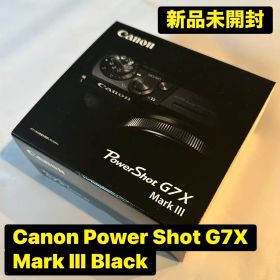 【新品未開封】Canon PowerShot G7 X Mark III BK