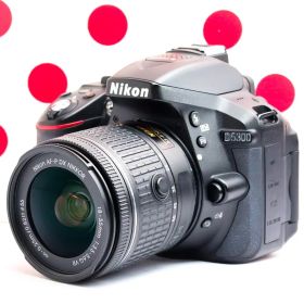 Wi-Fi内蔵スマホ転送❤ニコン Nikon D5300❤完璧セット❤超高画質