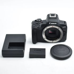 B#13201 Canon ミラーレス一眼カメラ EOS R50 ボディ(レンズなし)ブラック/APS-C/約375g EOS R50 BK