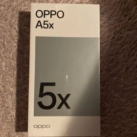 新品未開封 OPPO A5x 4GB/128GB ホワイト CPH2725
