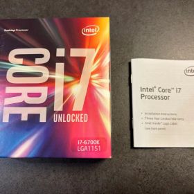 Intel Core i7-6700K BOX プロセッサー LGA1151