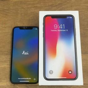 Apple iPhone X 64GB SIMフリー 100%